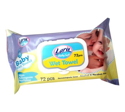 Lara Μωρομάντηλα 72pcs Antiallergic 24/κιβ