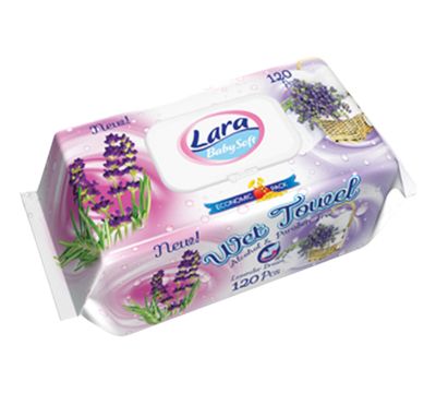 Lara Μωρομάντηλα Family 120pcs 12/κιβ with cover