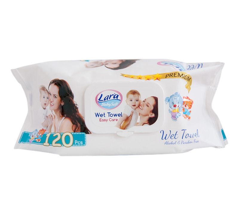 Lara Μωρομάντηλα Premium 72pcs 24/κιβ with cover