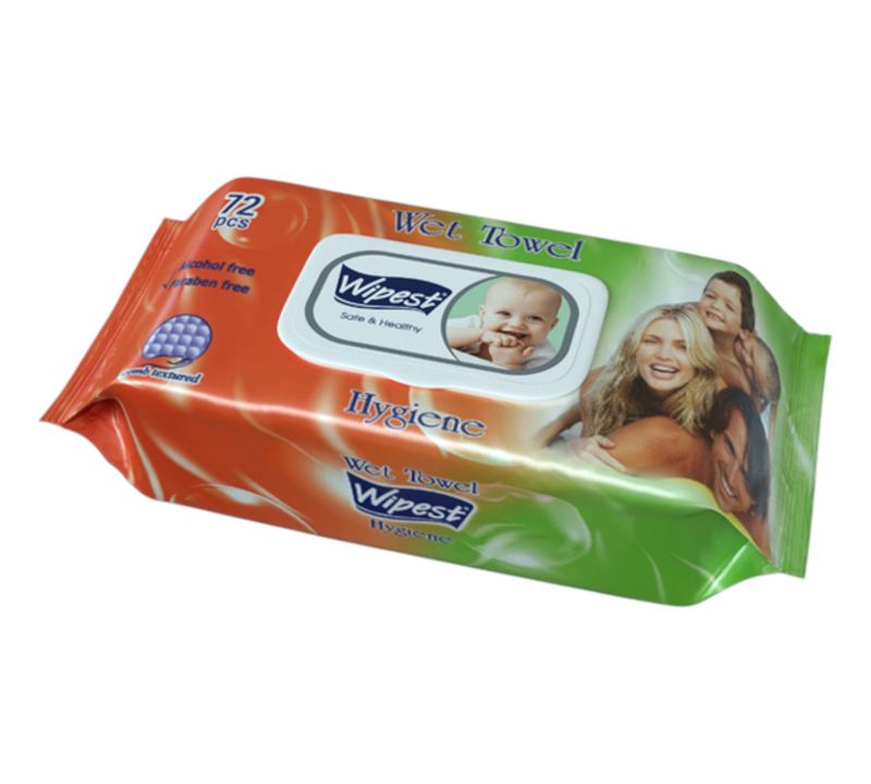 Wipest Μωρομάντηλα 72pcs Hygiene green