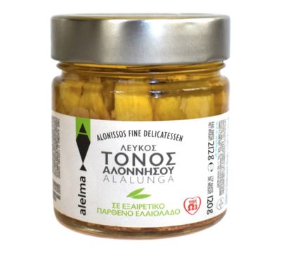Λευκός Τόνος Αλοννήσου σε Εξαιρετικa Παρθένο Ελαιόλαδο 212 gr