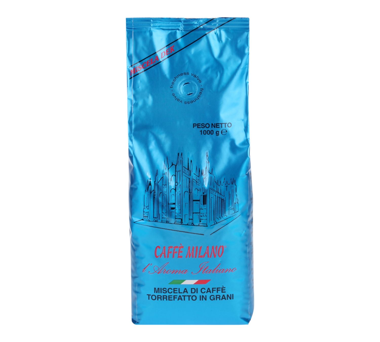 Καφες Σπυρι Decafeine Blue Milano 1κ