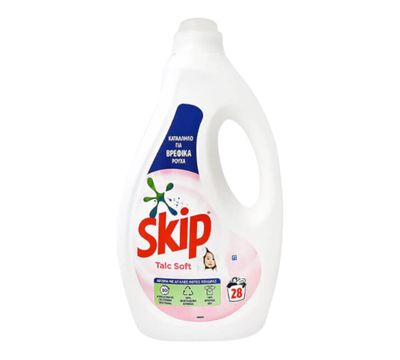 SKIP ΥΓΡΟ 28μεζ. (1,40 lit) - (TALC SOFT) 5τεμ/κιβ