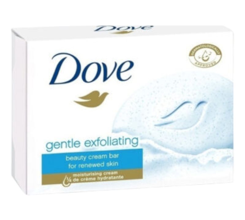 Dove Bar Soap Beauty Cream Bar 90gr GENTLE EXFOLIATING
