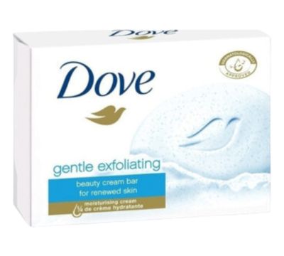 Dove Bar Soap Beauty Cream Bar 90gr GENTLE EXFOLIATING