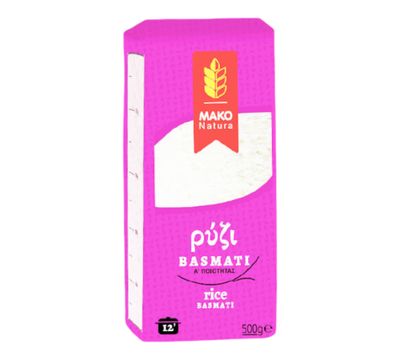 ΜΑΚΟ ρύζι BASMATI 500γρ 20τεμ/κιβ
