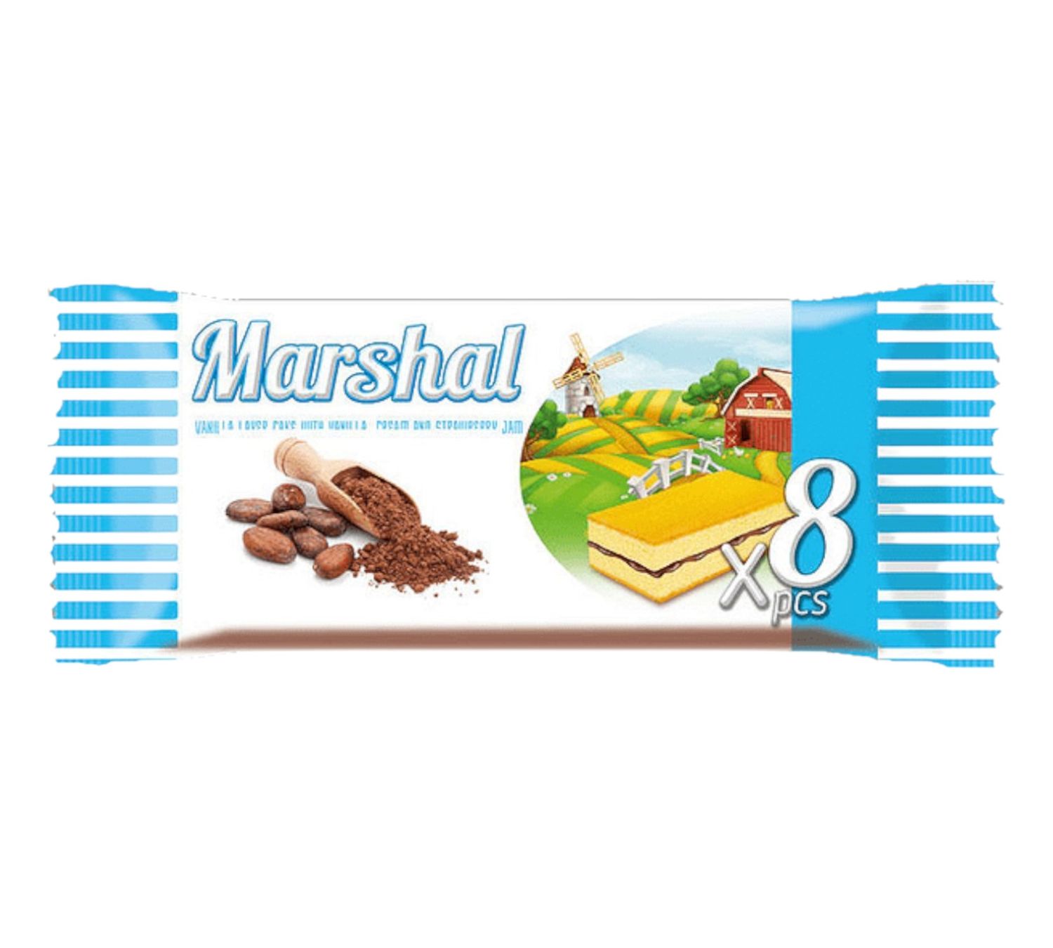 MARSHAL Παστάκι 8x20gr 14tm CACAO