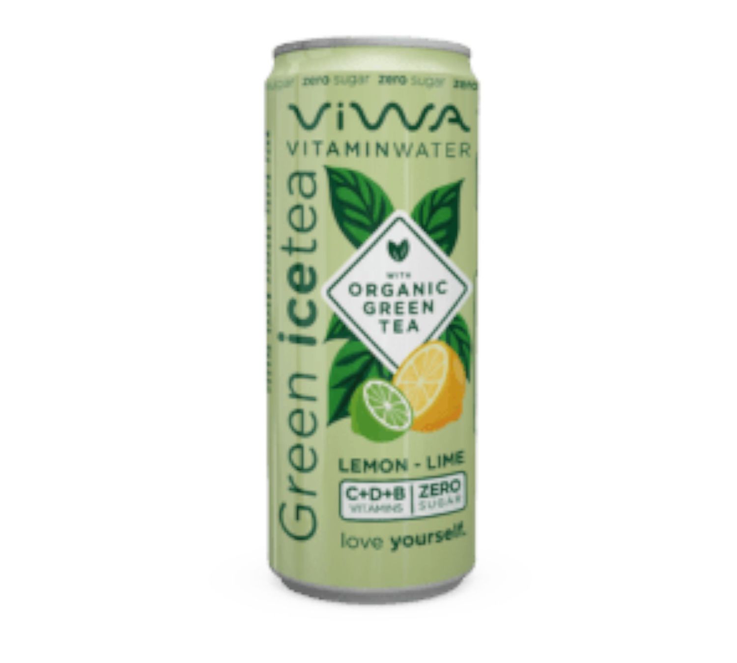 Viwa lemon-lime green tea 330ml 24τεμ