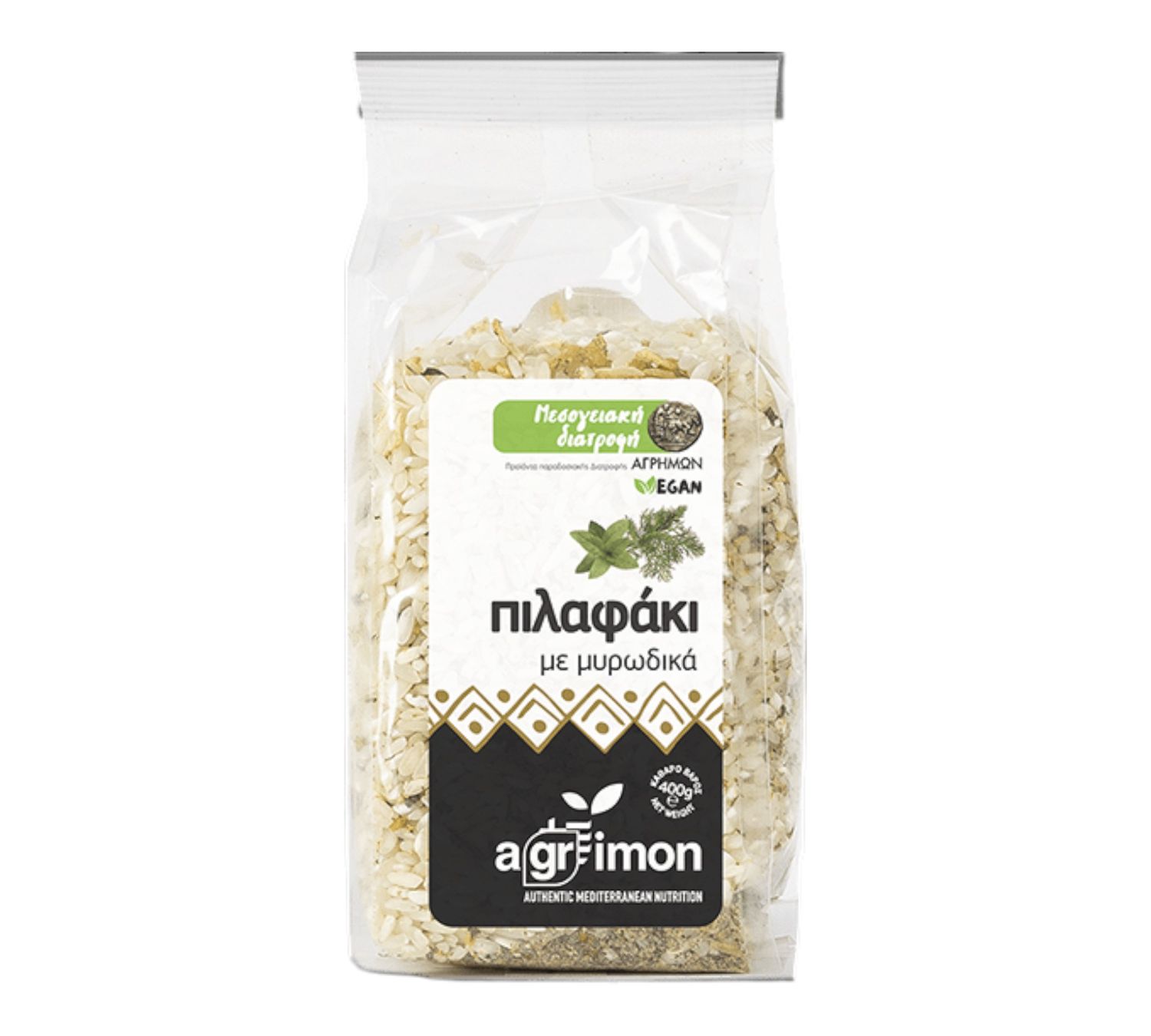 Πιλαφάκι με μυρωδικά 400γρ 16τεμ/κιβ