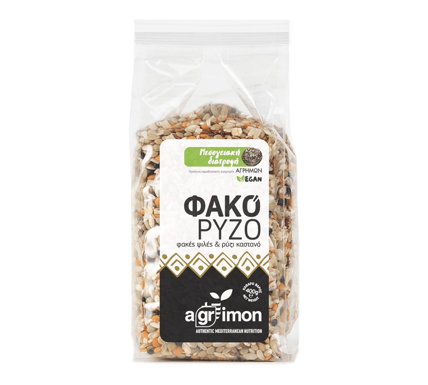 Φακόρυζο Αγρημων 400γρ 8τεμ/κιβ