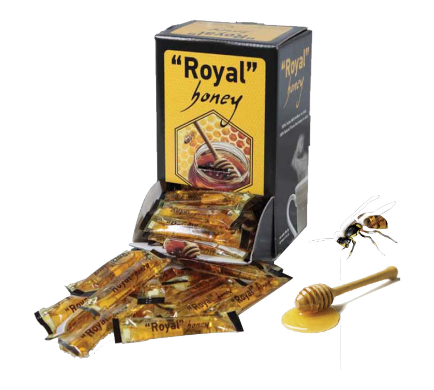 ΜΕΛΙ ROYAL μερίδες Sticks 100τεμ