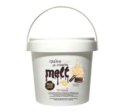 ΠΡΑΛΙΝΑ"MELT" ΒΑΝΙΛΙΑ ΛΕΥΚΗ 6Kg/τιμή κιλού