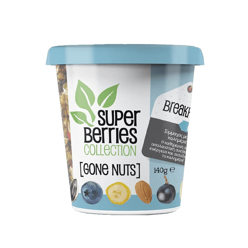 SBC GONE NUTS BREAKFAST MIX 8τμχ*140gr.