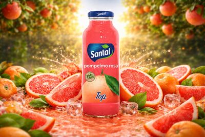 Χυμός Santal Top Κόκκινου Πορτοκαλιού 250ml
