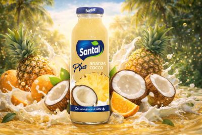 Χυμός Santal Ανανάς - Καρύδα 250ml Plus