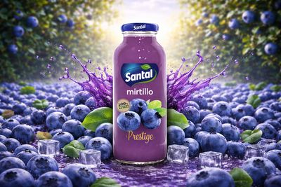 Χυμός Santal Μύρτιλο Prestige 250ml