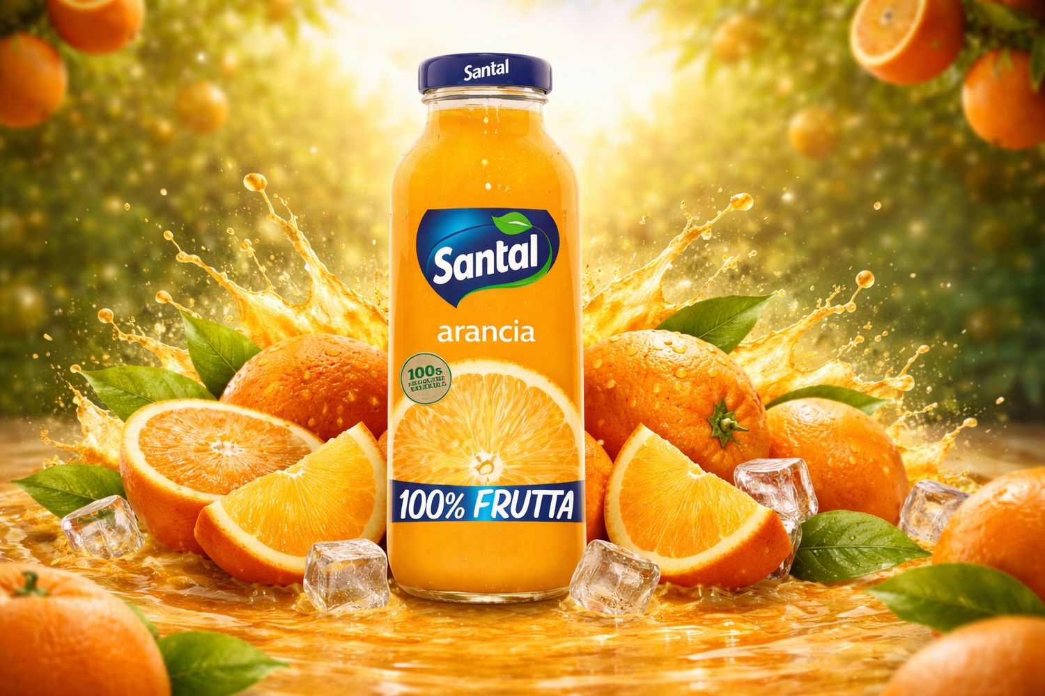 Χυμός Santal Πορτοκάλι 100% Φυσικός 250ml