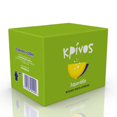 Λεμονάδα "Κρίνος" Γυαλί 250ml 12/κιβ