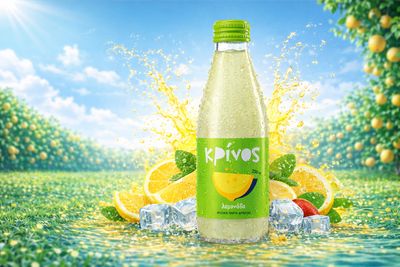 Λεμονάδα "Κρίνος" Γυαλί 250ml 12/κιβ