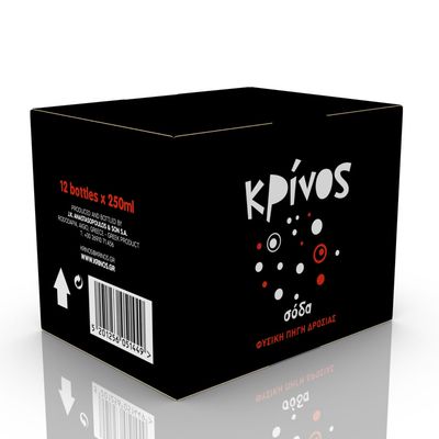 Σόδα "Κρίνος" 250ml 12 τεμ/κιβ