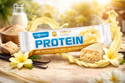 MAXSPORT Protein Bar γεύση Βανίλια 60gr