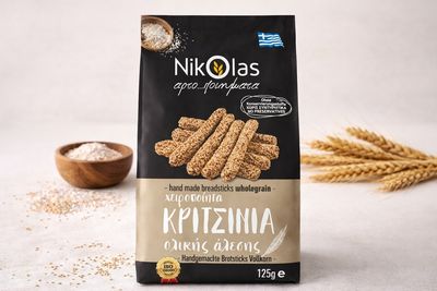 Κριτσίνι Ολικής 125γρ Nikolas (24τεμ/κιβ)