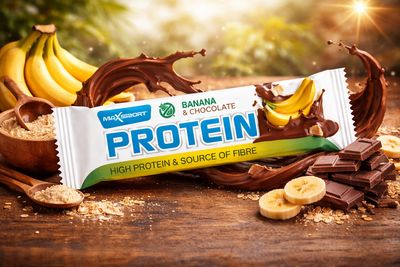 MAXSPORT Protein Bar γεύση Μπανάνα Σοκολάτα 60gr
