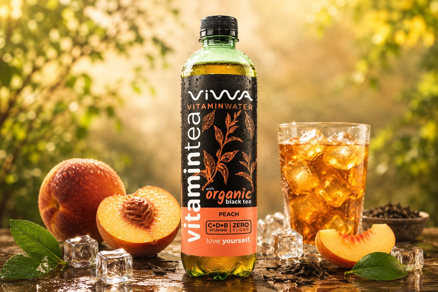 VIWA ICE TEA  Peach Black 600ml