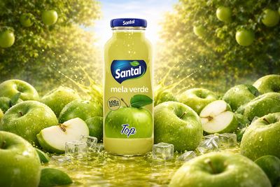 Χυμός Santal Πράσινο Μήλο 250ml