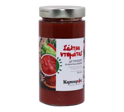 Σάλτσα με Πιπεριές και Πικάντικα Μπαχ. 490γρ/6τεμ