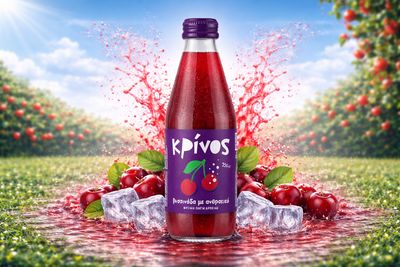 Αναψυκτικό "Κρίνος" Βυσσινάδα 250ml 12τεμ/κιβ