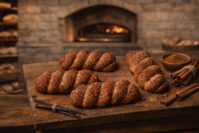 Πλεξουδάκια Κανέλας 3Kg(Νηστίσιμο)