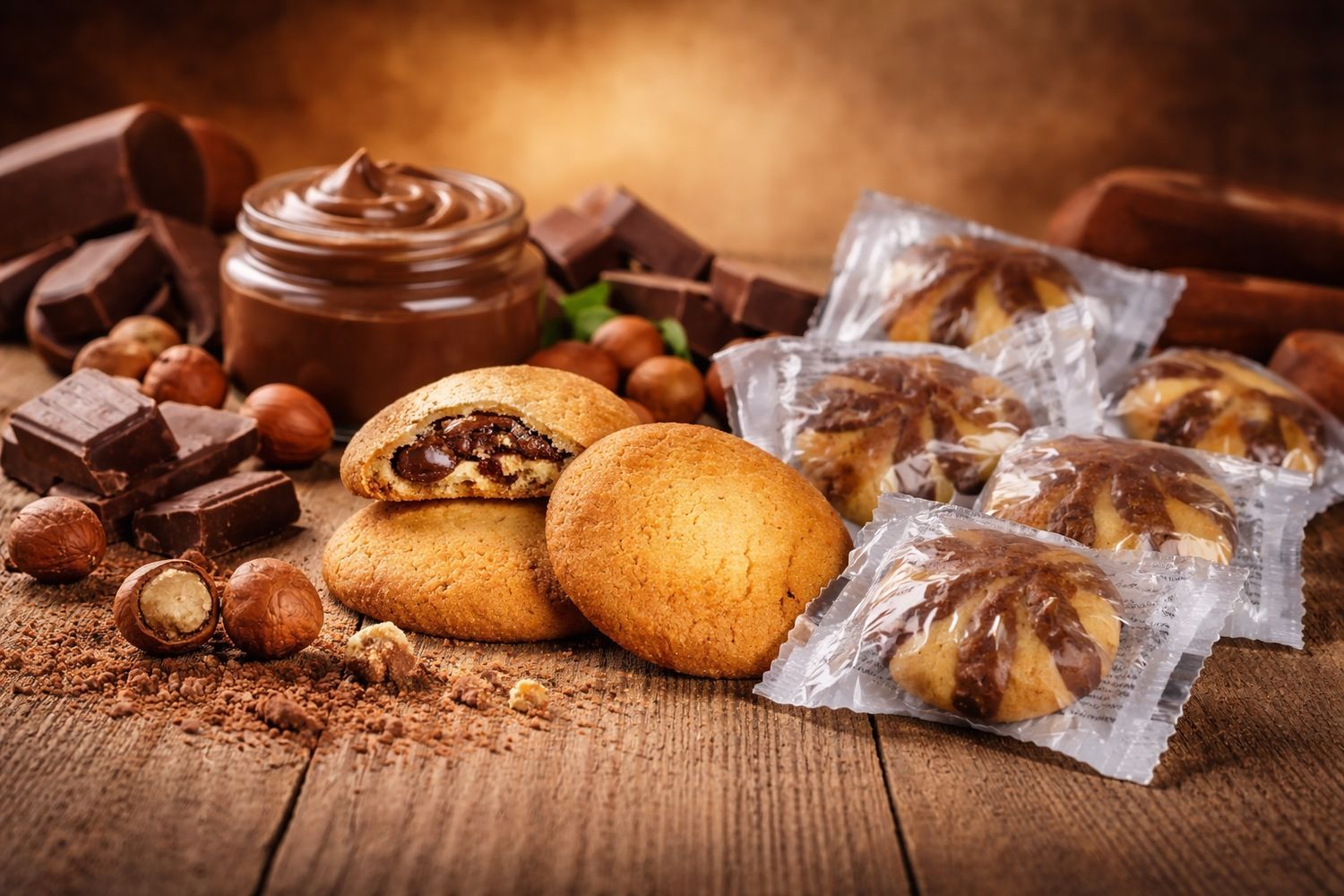 Μπισκότο Cookies Mix Γεμιστό (10gr) 4Kg