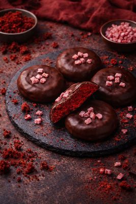 Brownie Cookie Red Velvet Με Σοκολάτα 4kg