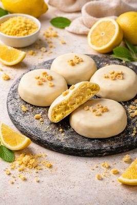 Brownie Cookie Λεμόνι Με Λευκή Σοκολάτα 4kg