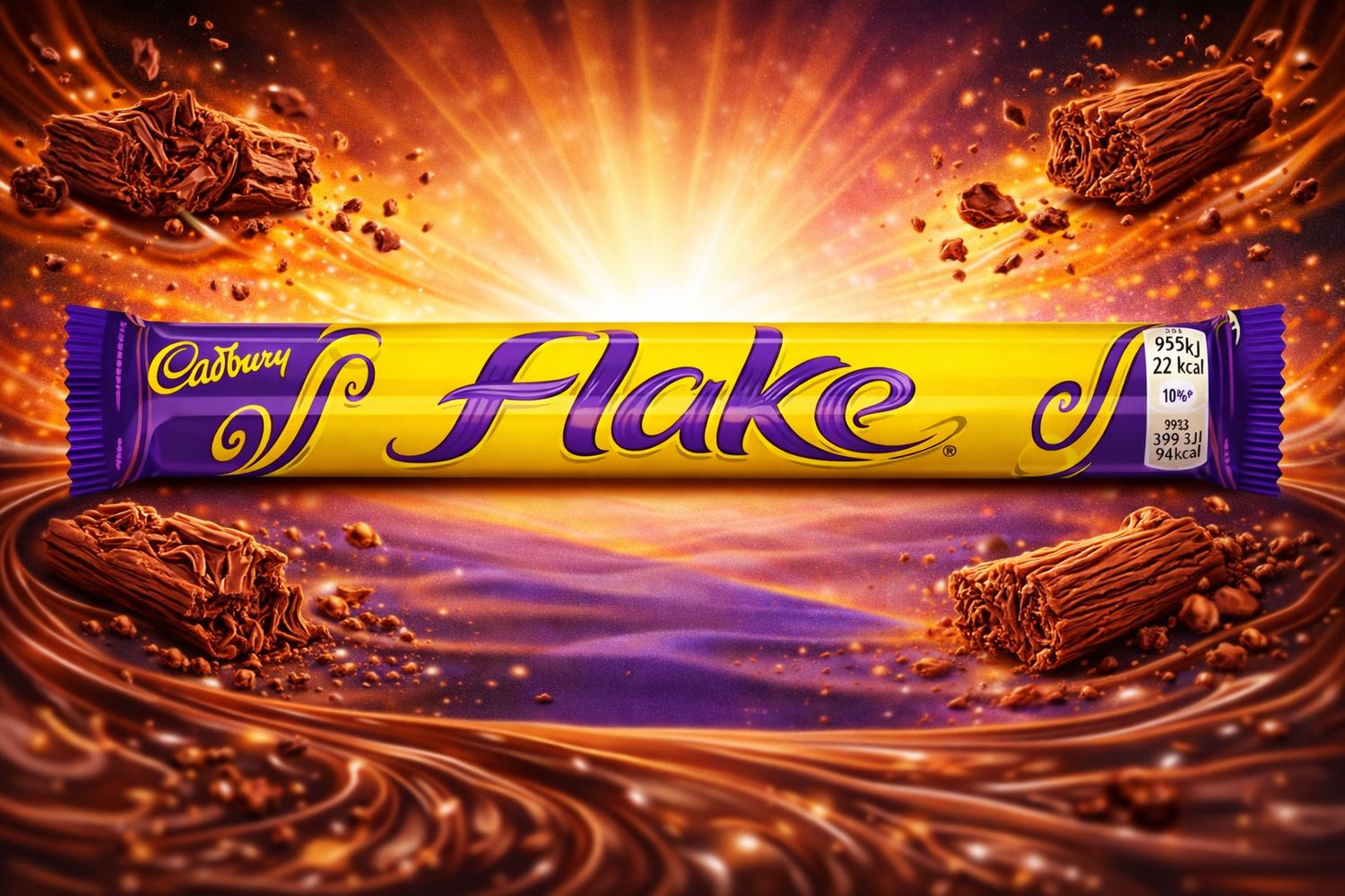 CADBURY FLAKE 24τμχ*32gr