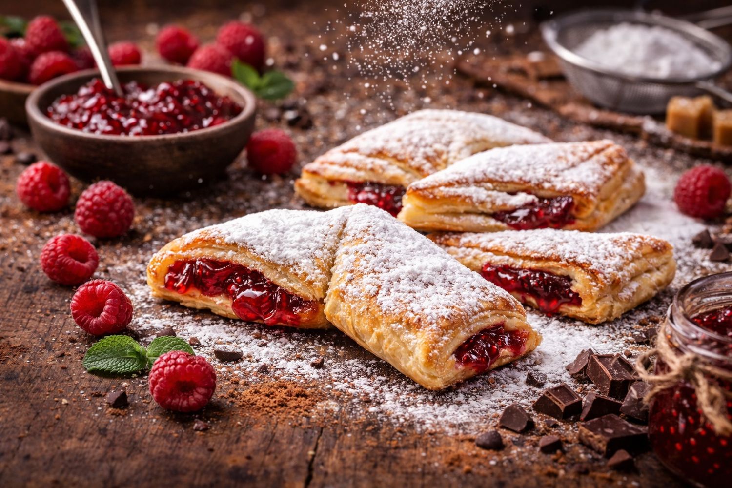 Σφολιάτα Βατόμουρο τρίγωνο 4kg (Νηστίσιμο)