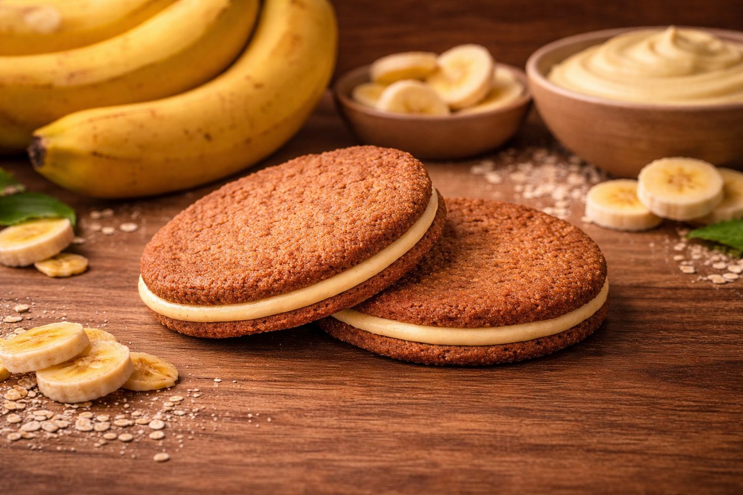 Cookies Βρώμης Με Γέμιση Μπανάνας 5kg