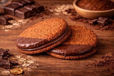 Cookies Βρώμης Με Γέμιση Cacao Bitter(Νηστίσιμο) 5kg