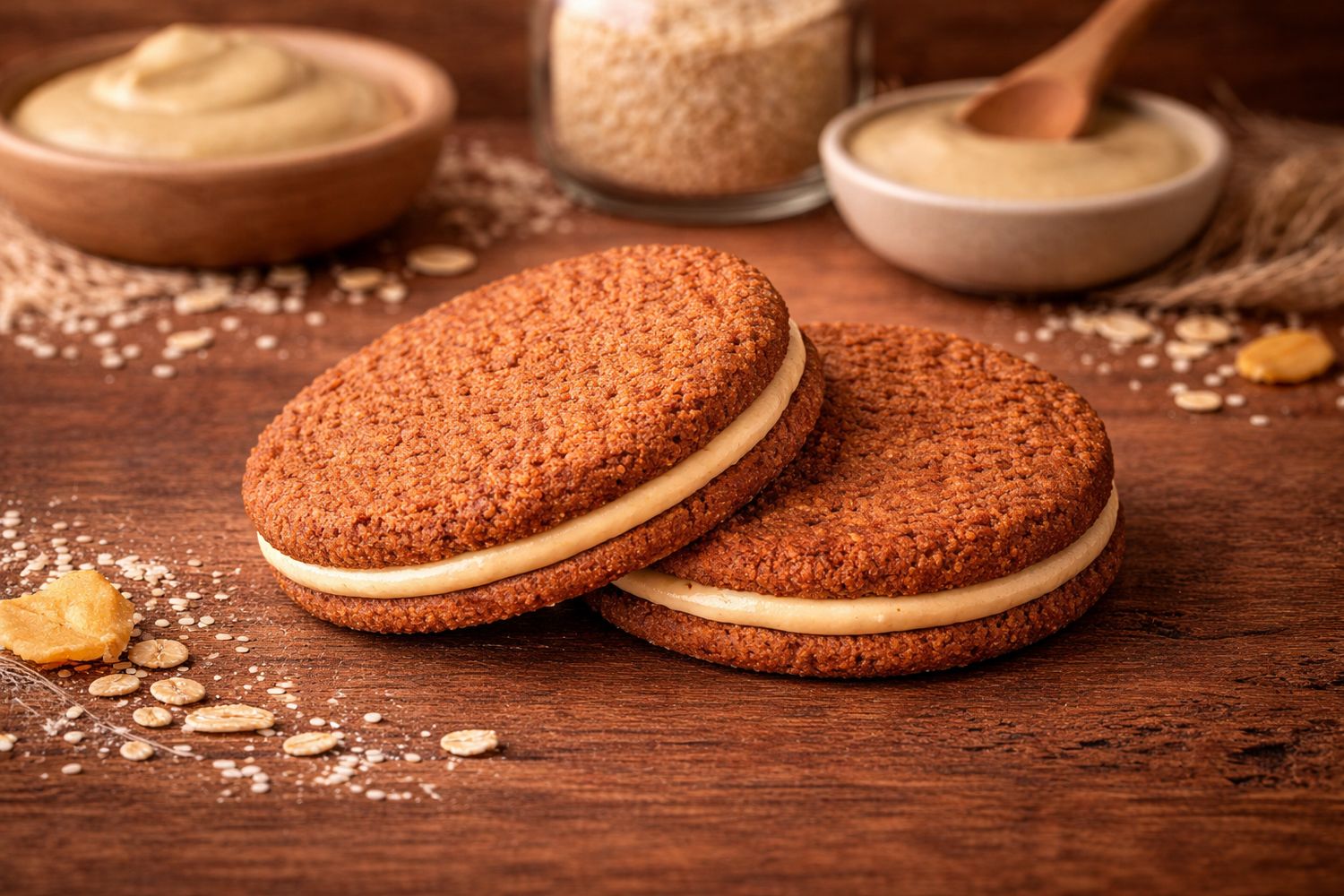 Cookies Βρώμης Με Κρέμα Ταχίνι (Νηστίσιμο) 5kg