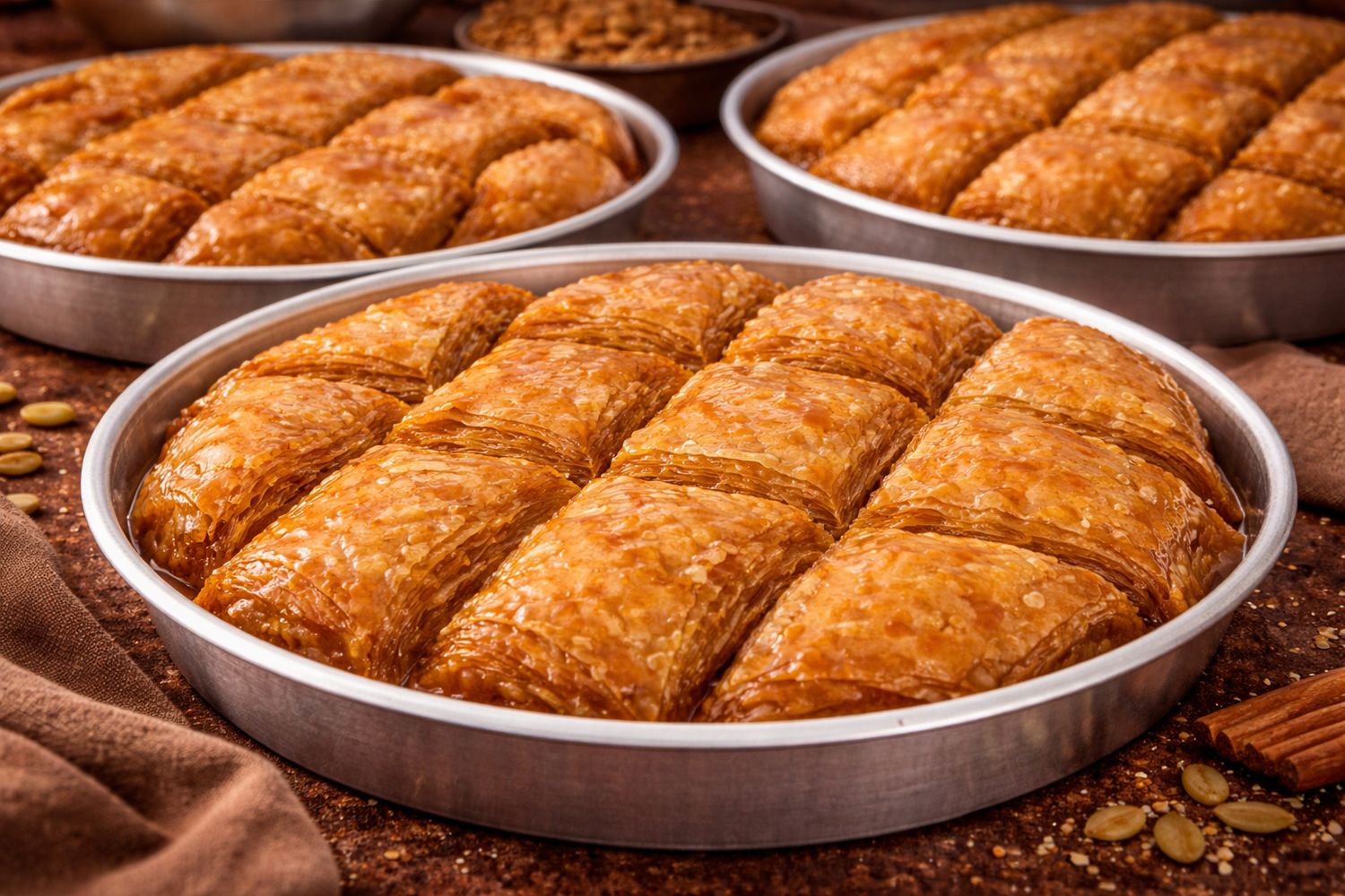 Μπακλαβάς Ταψάκι (~1kg)