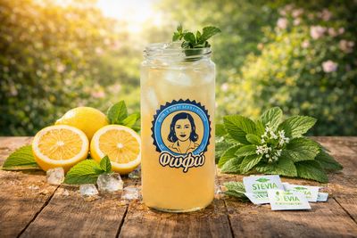 Λεμονάδα με Stevia 1litre