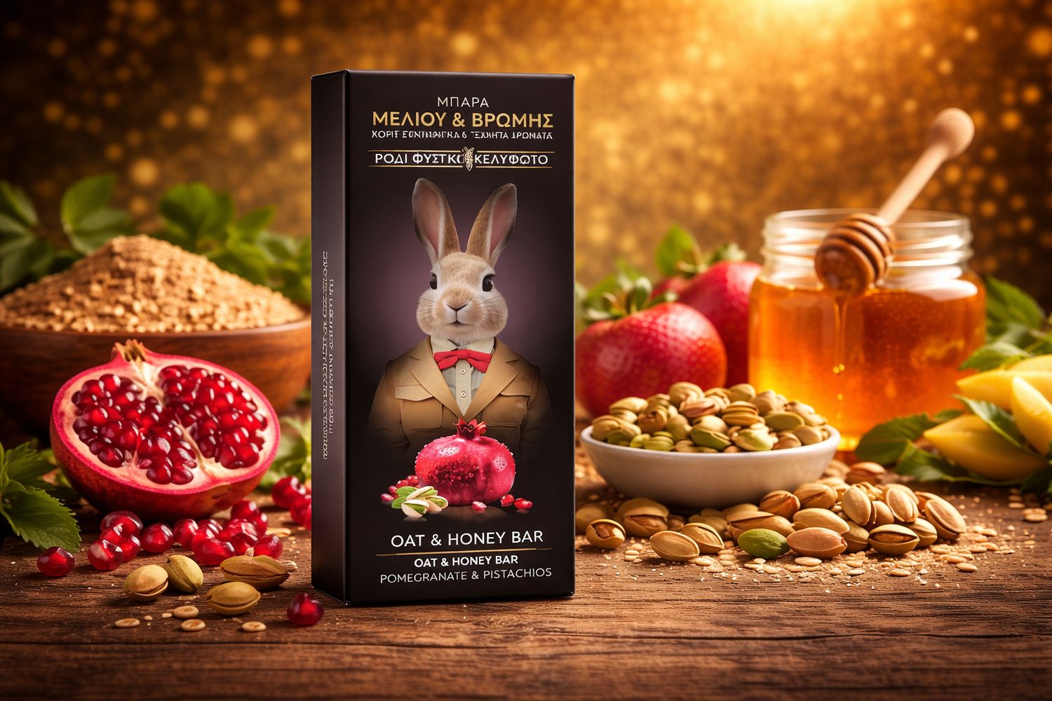 Ρόδι και Φυστίκι Κελυφωτό 60γρ