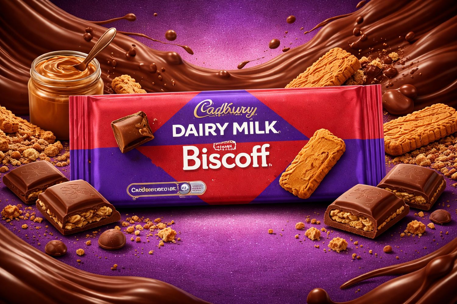 Cadbury Dairy Milk Lotus Biscoff 21τμχ*95gr