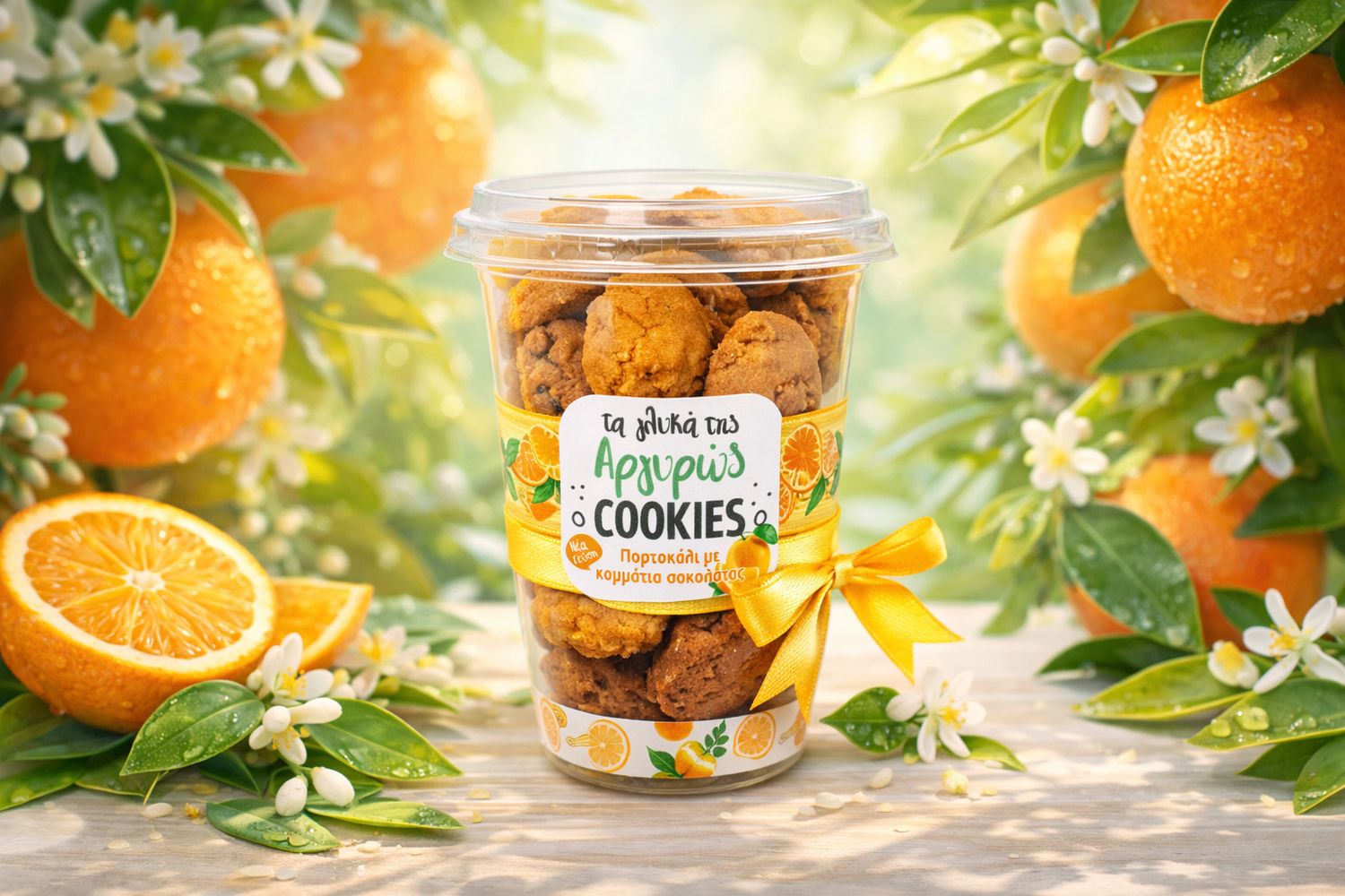 Μπισκότο Πορτοκάλι με κομμάτια Σοκολάτας  Αργυρώς 120γρ