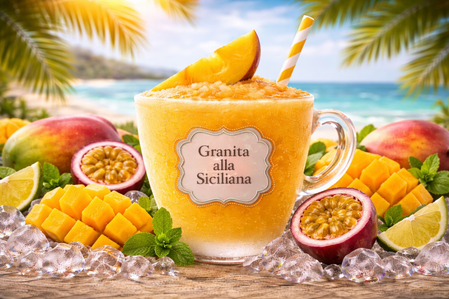 Γρανίτα Mango & Passion Fruit 1kg