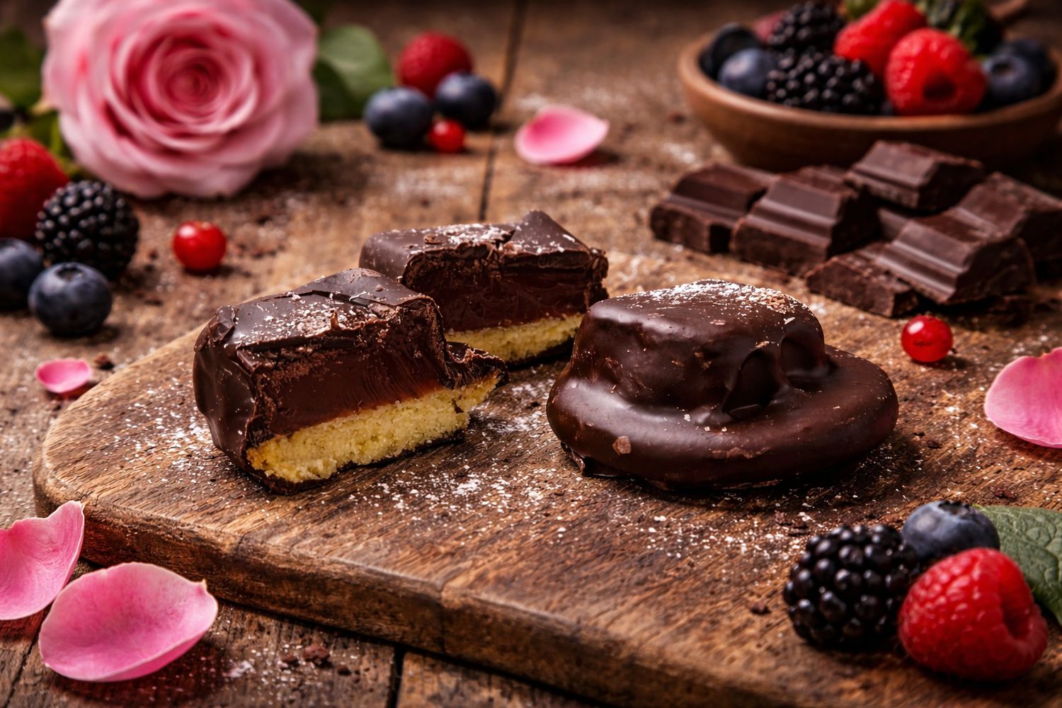 Μίνι Μπισκοτολούκουμο με Επικάλυψη Σοκολάτας Υγείας  (Νηστίσιμο) 3kg