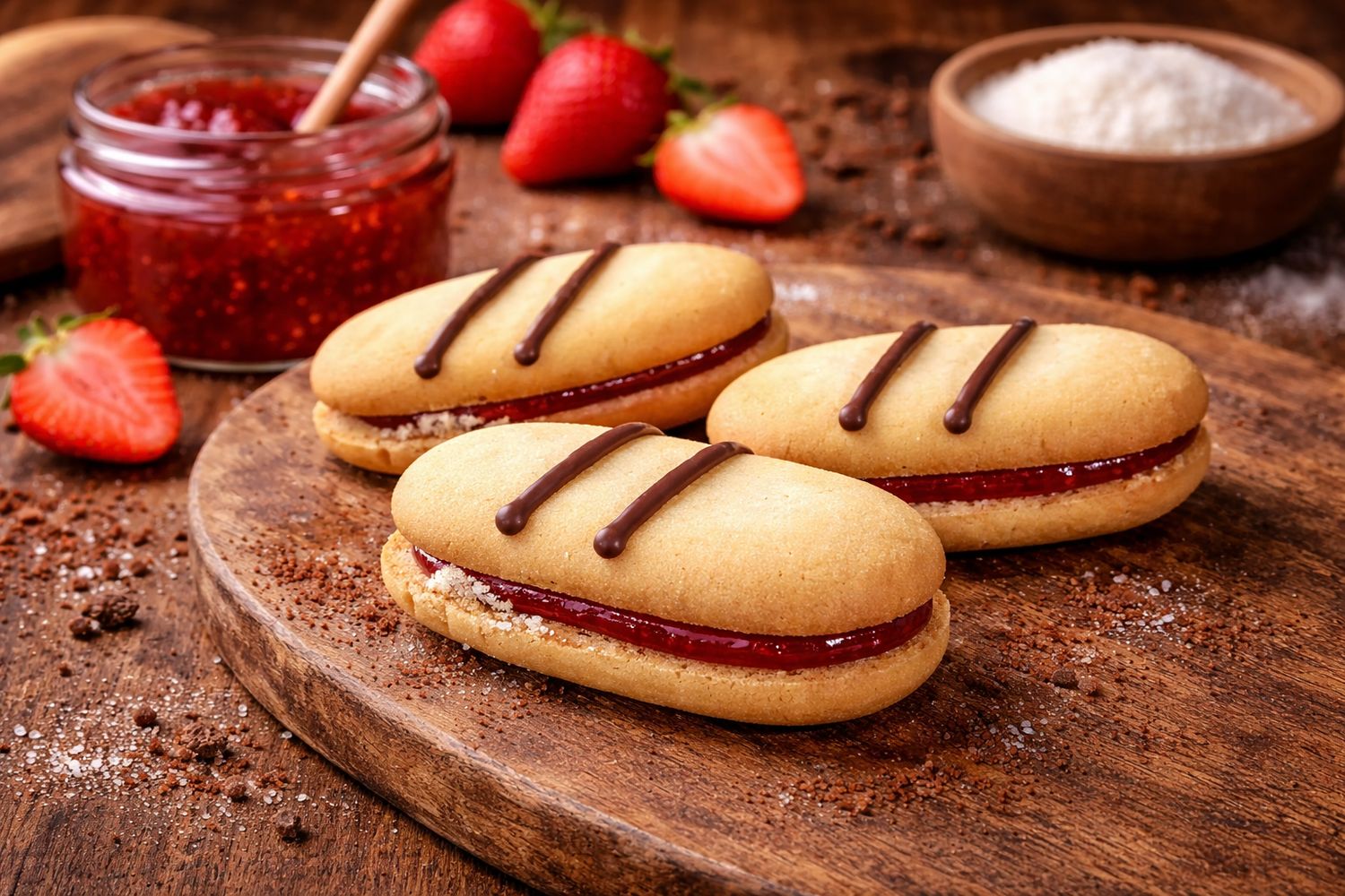 Μπαστουνάκια Μαρμελάδα Φράουλα (θερινό) 4kg