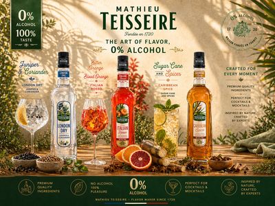 Mathieu Teisseire Botanical London Dry 0% alc. 6x700ml.