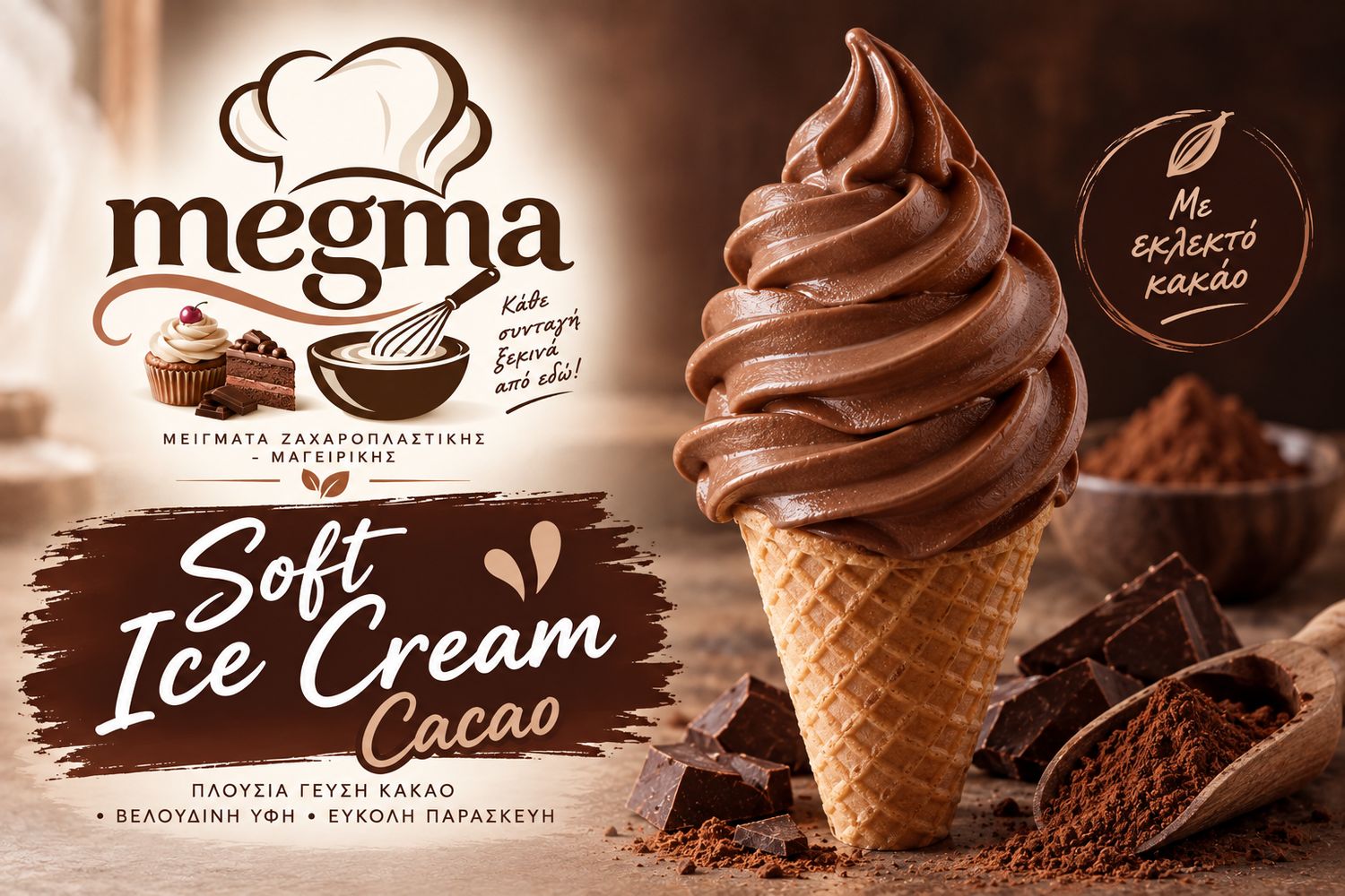 Soft Ice Cream Choco 1kg*15